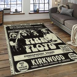 Band Pink Floyd Music Carpet Rectangle Area Rug For Living Room Bedroom Decor PFO57