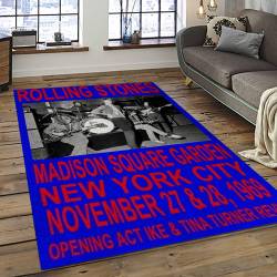 Band The Rolling Stones Music Carpet Rectangle Area Rug For Living Room Bedroom Decor TRS08