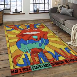Band The Rolling Stones Music Carpet Rectangle Area Rug For Living Room Bedroom Decor TRS11