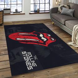 Band The Rolling Stones Music Carpet Rectangle Area Rug For Living Room Bedroom Decor TRS14
