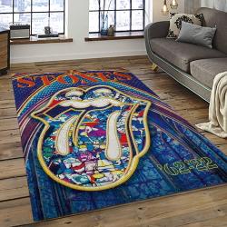 Band The Rolling Stones Music Carpet Rectangle Area Rug For Living Room Bedroom Decor TRS42