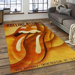 Band The Rolling Stones Music Carpet Rectangle Area Rug For Living Room Bedroom Decor TRS51