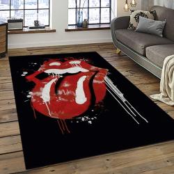 Band The Rolling Stones Music Carpet Rectangle Area Rug For Living Room Bedroom Decor TRS54