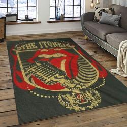 Band The Rolling Stones Music Carpet Rectangle Area Rug For Living Room Bedroom Decor TRS55