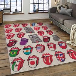 Band The Rolling Stones Music Carpet Rectangle Area Rug For Living Room Bedroom Decor TRS59