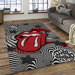 Band The Rolling Stones Music Carpet Rectangle Area Rug For Living Room Bedroom Decor TRS66