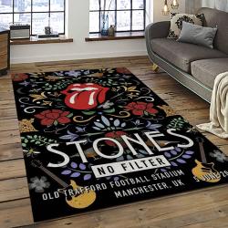 Band The Rolling Stones Music Carpet Rectangle Area Rug For Living Room Bedroom Decor TRS69