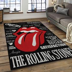 Band The Rolling Stones Music Carpet Rectangle Area Rug For Living Room Bedroom Decor TRS71