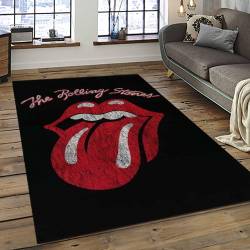 Band The Rolling Stones Music Carpet Rectangle Area Rug For Living Room Bedroom Decor TRS78