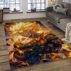 GOKU Characters Cartoon Movie Carpet Rectangle Area Rug For Living Room Bedroom Decor GKU16