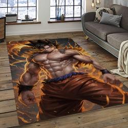 GOKU Characters Cartoon Movie Carpet Rectangle Area Rug For Living Room Bedroom Decor GKU22