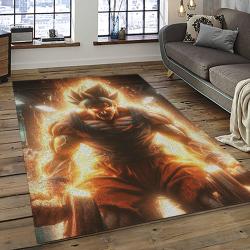 GOKU Characters Cartoon Movie Carpet Rectangle Area Rug For Living Room Bedroom Decor GKU25