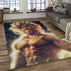 GOKU Characters Cartoon Movie Carpet Rectangle Area Rug For Living Room Bedroom Decor GKU27
