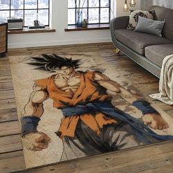 GOKU Characters Cartoon Movie Carpet Rectangle Area Rug For Living Room Bedroom Decor GKU33