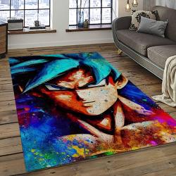 GOKU Characters Cartoon Movie Carpet Rectangle Area Rug For Living Room Bedroom Decor GKU34