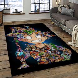 GOKU Characters Cartoon Movie Carpet Rectangle Area Rug For Living Room Bedroom Decor GKU39
