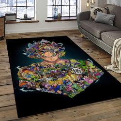 GOKU Characters Cartoon Movie Carpet Rectangle Area Rug For Living Room Bedroom Decor GKU40