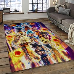 GOKU Characters Cartoon Movie Carpet Rectangle Area Rug For Living Room Bedroom Decor GKU48
