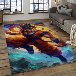 GOKU Characters Cartoon Movie Carpet Rectangle Area Rug For Living Room Bedroom Decor GKU55