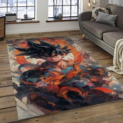 GOKU Characters Cartoon Movie Carpet Rectangle Area Rug For Living Room Bedroom Decor GKU57