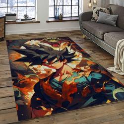 GOKU Characters Cartoon Movie Carpet Rectangle Area Rug For Living Room Bedroom Decor GKU58