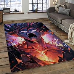 GOKU Characters Cartoon Movie Carpet Rectangle Area Rug For Living Room Bedroom Decor GKU60