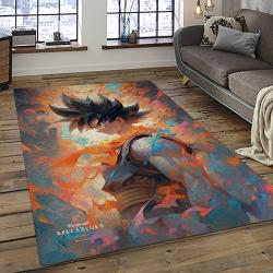GOKU Characters Cartoon Movie Carpet Rectangle Area Rug For Living Room Bedroom Decor GKU63