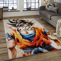 GOKU Characters Cartoon Movie Carpet Rectangle Area Rug For Living Room Bedroom Decor GKU67