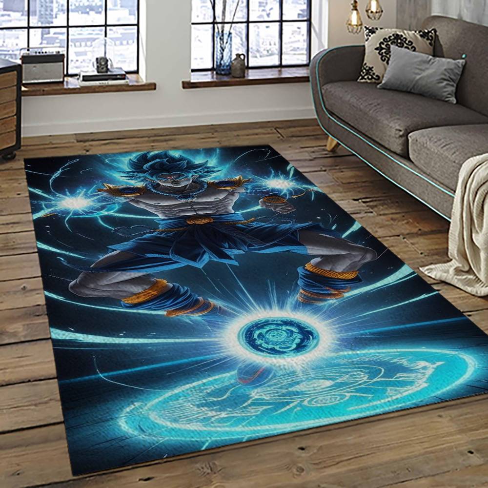 GOKU Characters Cartoon Movie Carpet Rectangle Area Rug For Living Room Bedroom Decor GKU70
