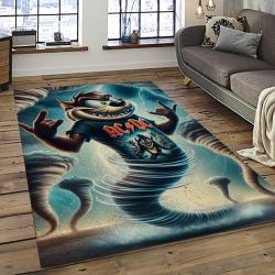 Looney Tunes Characters Cartoon Movie Carpet Rectangle Area Rug For Living Room Bedroom Decor LT02