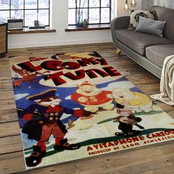 Looney Tunes Characters Cartoon Movie Carpet Rectangle Area Rug For Living Room Bedroom Decor LT13