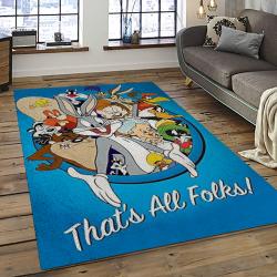 Looney Tunes Characters Cartoon Movie Carpet Rectangle Area Rug For Living Room Bedroom Decor LT22