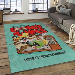 Looney Tunes Characters Cartoon Movie Carpet Rectangle Area Rug For Living Room Bedroom Decor LT24