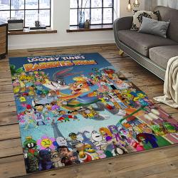 Looney Tunes Characters Cartoon Movie Carpet Rectangle Area Rug For Living Room Bedroom Decor LT26