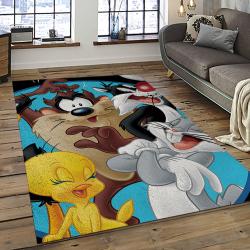 Looney Tunes Characters Cartoon Movie Carpet Rectangle Area Rug For Living Room Bedroom Decor LT33