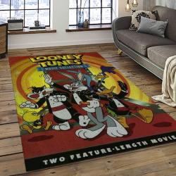 Looney Tunes Characters Cartoon Movie Carpet Rectangle Area Rug For Living Room Bedroom Decor LT34