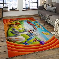 Looney Tunes Characters Cartoon Movie Carpet Rectangle Area Rug For Living Room Bedroom Decor LT38