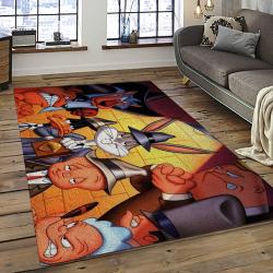 Looney Tunes Characters Cartoon Movie Carpet Rectangle Area Rug For Living Room Bedroom Decor LT42