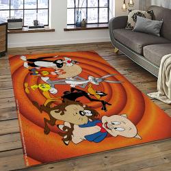 Looney Tunes Characters Cartoon Movie Carpet Rectangle Area Rug For Living Room Bedroom Decor LT44