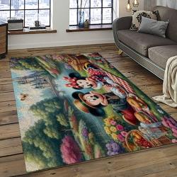 Mickey Mouse Characters Cartoon Movie Carpet Rectangle Area Rug For Living Room Bedroom Decor MME11
