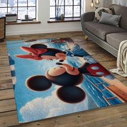 Mickey Mouse Characters Cartoon Movie Carpet Rectangle Area Rug For Living Room Bedroom Decor MME13