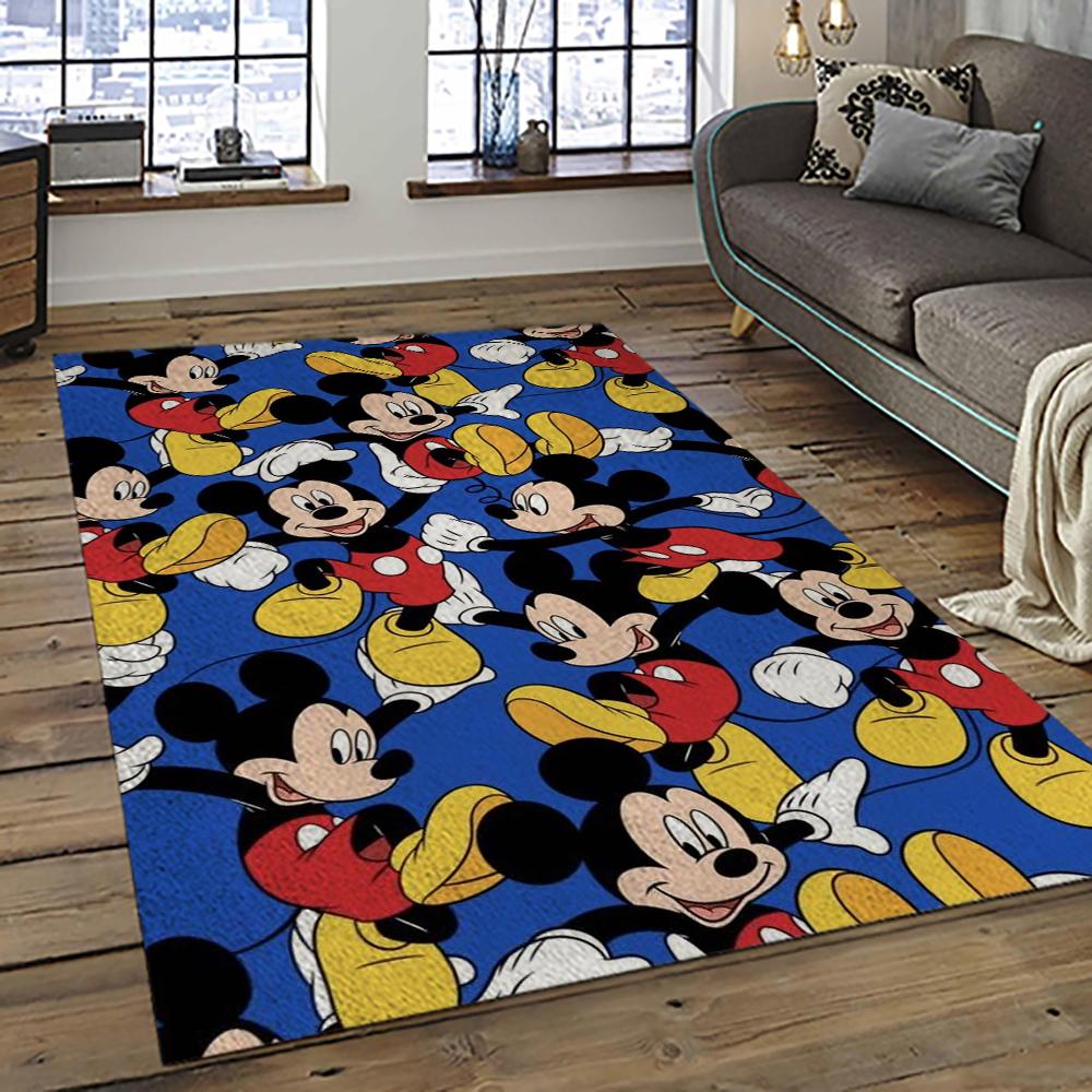 Mickey Mouse Characters Cartoon Movie Carpet Rectangle Area Rug For Living Room Bedroom Decor MME30