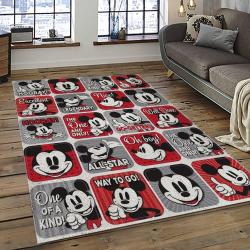 Mickey Mouse Characters Cartoon Movie Carpet Rectangle Area Rug For Living Room Bedroom Decor MME38