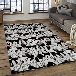 Mickey Mouse Characters Cartoon Movie Carpet Rectangle Area Rug For Living Room Bedroom Decor MME39