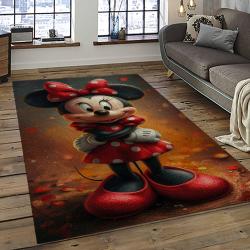 Mickey Mouse Characters Cartoon Movie Carpet Rectangle Area Rug For Living Room Bedroom Decor MME4