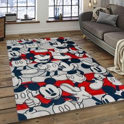 Mickey Mouse Characters Cartoon Movie Carpet Rectangle Area Rug For Living Room Bedroom Decor MME40