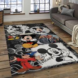 Mickey Mouse Characters Cartoon Movie Carpet Rectangle Area Rug For Living Room Bedroom Decor MME44