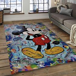 Mickey Mouse Characters Cartoon Movie Carpet Rectangle Area Rug For Living Room Bedroom Decor MME49