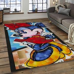 Mickey Mouse Characters Cartoon Movie Carpet Rectangle Area Rug For Living Room Bedroom Decor MME7