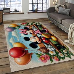 Mickey Mouse Characters Cartoon Movie Carpet Rectangle Area Rug For Living Room Bedroom Decor MME9